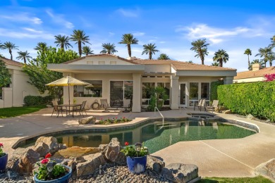 Tranquil and private setting overlooking the PebbleTec pool/spa on Desert Horizons Country Club in California - for sale on GolfHomes.com, golf home, golf lot