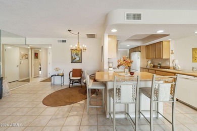 Bright, cheery 2BR, 2BA expanded and opened up Cochise model on on Palo Verde Golf and Country Club in Arizona - for sale on GolfHomes.com, golf home, golf lot