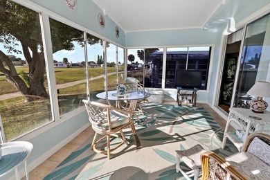 2bed/2bath home with a lovely golf course view in Barefoot Bay! on Barefoot Bay Golf Course in Florida - for sale on GolfHomes.com, golf home, golf lot