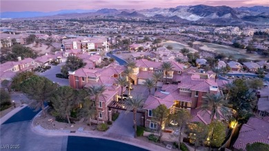 Set within the prestigious gated community of Villa Di Lago on Reflection Bay Golf Club in Nevada - for sale on GolfHomes.com, golf home, golf lot