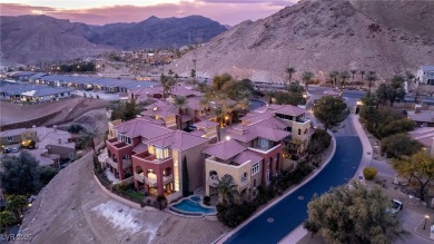 Set within the prestigious gated community of Villa Di Lago on Reflection Bay Golf Club in Nevada - for sale on GolfHomes.com, golf home, golf lot