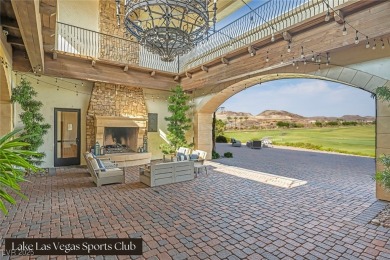 Set within the prestigious gated community of Villa Di Lago on Reflection Bay Golf Club in Nevada - for sale on GolfHomes.com, golf home, golf lot