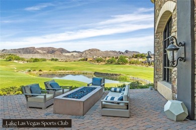 Set within the prestigious gated community of Villa Di Lago on Reflection Bay Golf Club in Nevada - for sale on GolfHomes.com, golf home, golf lot