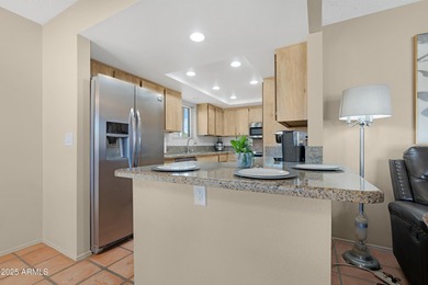 Welcome to this cozy home in Sun Lakes! This beautifully updated on Palo Verde Golf and Country Club in Arizona - for sale on GolfHomes.com, golf home, golf lot