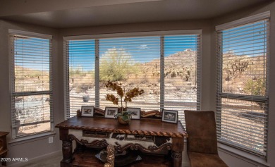 Enjoy nature and friendly wildlife sightings from your backyard on Mountain Brook Golf Club in Arizona - for sale on GolfHomes.com, golf home, golf lot