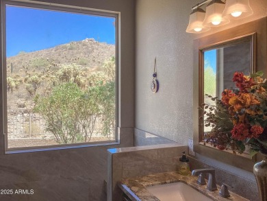 Enjoy nature and friendly wildlife sightings from your backyard on Mountain Brook Golf Club in Arizona - for sale on GolfHomes.com, golf home, golf lot