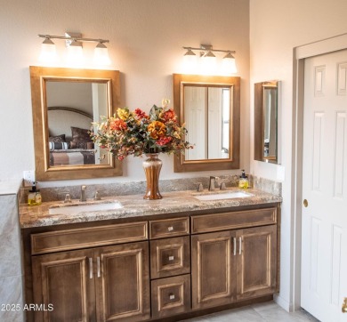 Enjoy nature and friendly wildlife sightings from your backyard on Mountain Brook Golf Club in Arizona - for sale on GolfHomes.com, golf home, golf lot