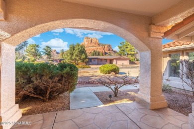 A masterpiece of Sedona living, this exquisite Neil Klein home on Oakcreek Country Club in Arizona - for sale on GolfHomes.com, golf home, golf lot