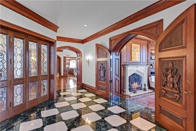 This Fritzel-built masterpiece combines old world style and on Hallbrook Golf Club in Kansas - for sale on GolfHomes.com, golf home, golf lot