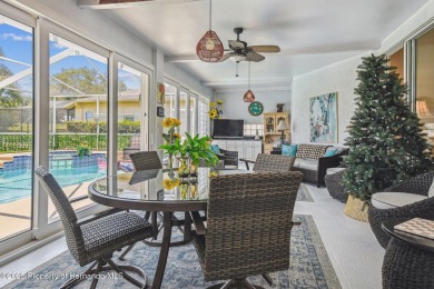 This Kent III Pool Home on Golf Course has all the Up-Grades and on Heritage Pines Country Club in Florida - for sale on GolfHomes.com, golf home, golf lot