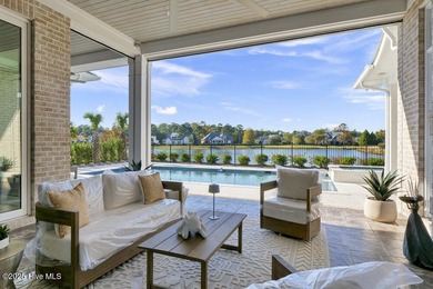 1737 S Moorings is a stunning coastal water front modern brick on Country Club of Landfall in North Carolina - for sale on GolfHomes.com, golf home, golf lot