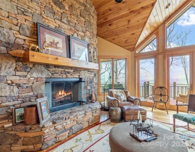 This custom home has incredible northwestern long range mountain on Mountain Air Country Club in North Carolina - for sale on GolfHomes.com, golf home, golf lot