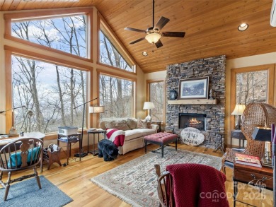 This custom home has incredible northwestern long range mountain on Mountain Air Country Club in North Carolina - for sale on GolfHomes.com, golf home, golf lot