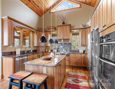 This custom home has incredible northwestern long range mountain on Mountain Air Country Club in North Carolina - for sale on GolfHomes.com, golf home, golf lot