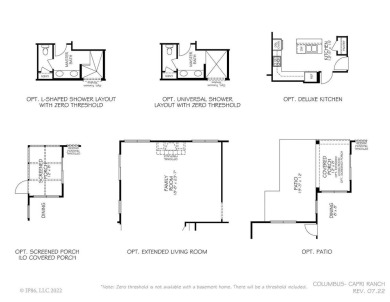 *The Capri* floorplan offers the oversized second bedroom at the on Coyote Crossing Golf Course in Indiana - for sale on GolfHomes.com, golf home, golf lot