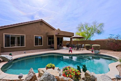 Nestled in a highly sought-after community, this beautifully on Sanctuary Golf Course At WestWorld in Arizona - for sale on GolfHomes.com, golf home, golf lot