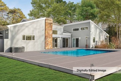 This 5 bedroom, 4 bath contemporary residence in Ice Pond on Quogue Field Club in New York - for sale on GolfHomes.com, golf home, golf lot