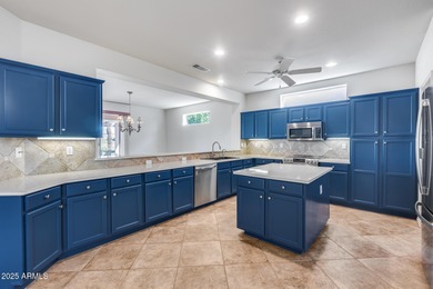 Retire in Style with Paid-Off Solar & Premium Upgrades! Enjoy on Desert Trails in Arizona - for sale on GolfHomes.com, golf home, golf lot