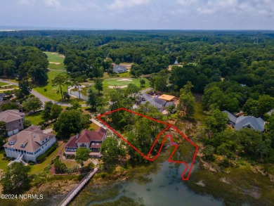 Excellent Opportunity To Seize A Waterfront Building & Dock Lot on Lockwood Folly Country Club in North Carolina - for sale on GolfHomes.com, golf home, golf lot