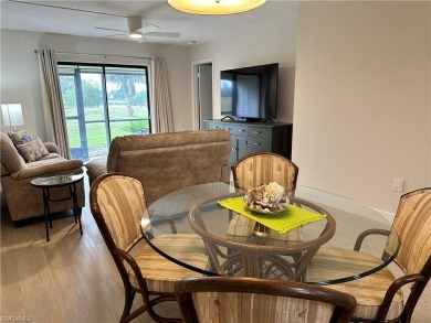 This furnished, turnkey ground-floor condo offers a lake view on Golden Gate Country Club in Florida - for sale on GolfHomes.com, golf home, golf lot