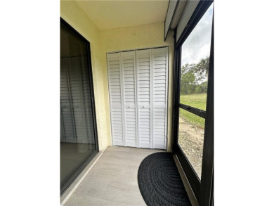 This furnished, turnkey ground-floor condo offers a lake view on Golden Gate Country Club in Florida - for sale on GolfHomes.com, golf home, golf lot