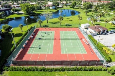 This furnished, turnkey ground-floor condo offers a lake view on Golden Gate Country Club in Florida - for sale on GolfHomes.com, golf home, golf lot