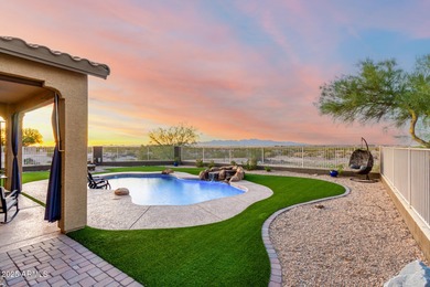 PRIVACY, PANORAMIC VIEWS, & RESORT STYLE LIVING in this GORGEOUS on Estrella Mountain Ranch Golf Course in Arizona - for sale on GolfHomes.com, golf home, golf lot