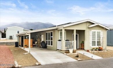 This 55+ community home features a beautifully appointed kitchen on Pine Shadows Golf Course in Arizona - for sale on GolfHomes.com, golf home, golf lot