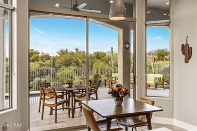 Beautifully updated Avron-built residence showcasing golf course on Legend Trail Golf Club in Arizona - for sale on GolfHomes.com, golf home, golf lot