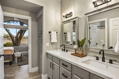 Beautifully updated Avron-built residence showcasing golf course on Legend Trail Golf Club in Arizona - for sale on GolfHomes.com, golf home, golf lot