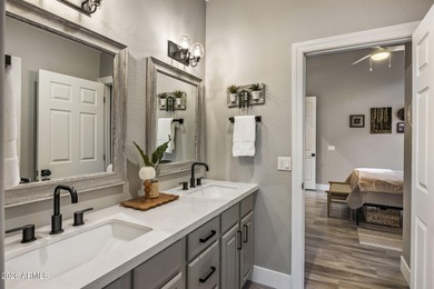 Beautifully updated Avron-built residence showcasing golf course on Legend Trail Golf Club in Arizona - for sale on GolfHomes.com, golf home, golf lot