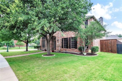 This impressive two-story, 5-bedroom, 4 and a half bathroom home on The Trails of Frisco Golf Club in Texas - for sale on GolfHomes.com, golf home, golf lot