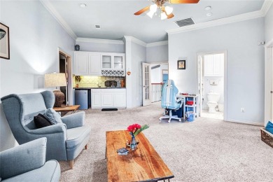 This impressive two-story, 5-bedroom, 4 and a half bathroom home on The Trails of Frisco Golf Club in Texas - for sale on GolfHomes.com, golf home, golf lot