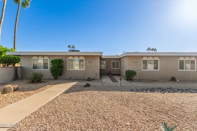Welcome to this charming end unit in the 55+ Dawn Camp at in on Sun City Riverview Golf Course in Arizona - for sale on GolfHomes.com, golf home, golf lot