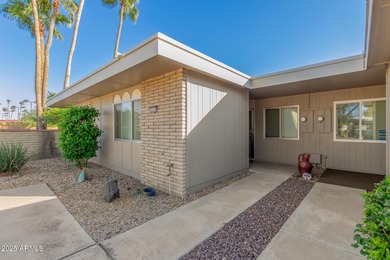 Welcome to this charming end unit in the 55+ Dawn Camp at in on Sun City Riverview Golf Course in Arizona - for sale on GolfHomes.com, golf home, golf lot