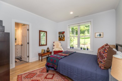 This elegant four-bedroom home, built in 2021, is perfectly on The Club at River Oaks in Connecticut - for sale on GolfHomes.com, golf home, golf lot