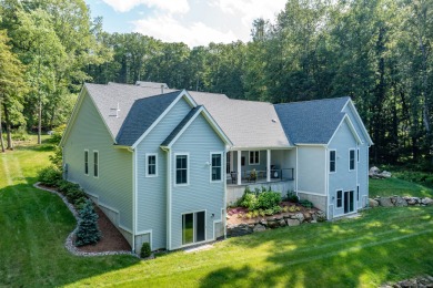 This elegant four-bedroom home, built in 2021, is perfectly on The Club at River Oaks in Connecticut - for sale on GolfHomes.com, golf home, golf lot