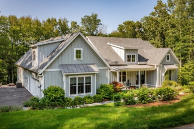 This elegant four-bedroom home, built in 2021, is perfectly on The Club at River Oaks in Connecticut - for sale on GolfHomes.com, golf home, golf lot