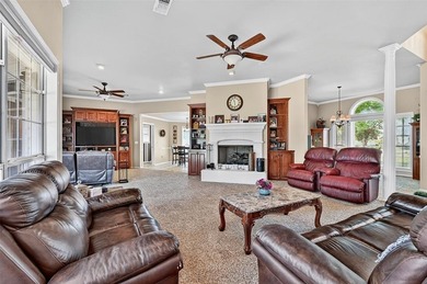 Location, location, location! This custom two-story brick home on Lake Kiowa Golf Course in Texas - for sale on GolfHomes.com, golf home, golf lot