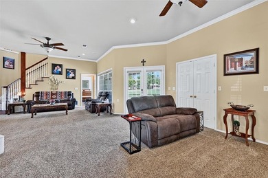 Location, location, location! This custom two-story brick home on Lake Kiowa Golf Course in Texas - for sale on GolfHomes.com, golf home, golf lot