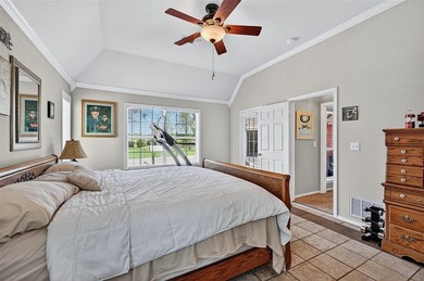 Location, location, location! This custom two-story brick home on Lake Kiowa Golf Course in Texas - for sale on GolfHomes.com, golf home, golf lot