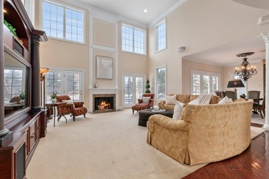 A truly breathtaking all-brick estate offering 4 bedrooms and 3 on Hawthorn Woods Country Club in Illinois - for sale on GolfHomes.com, golf home, golf lot