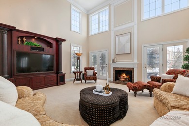 A truly breathtaking all-brick estate offering 4 bedrooms and 3 on Hawthorn Woods Country Club in Illinois - for sale on GolfHomes.com, golf home, golf lot