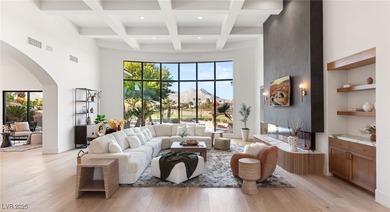 Discover a reimagined luxury masterpiece in guard-gated on TPC Las Vegas in Nevada - for sale on GolfHomes.com, golf home, golf lot