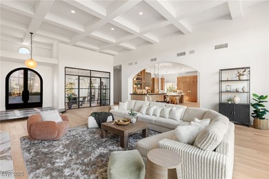 Discover a reimagined luxury masterpiece in guard-gated on TPC Las Vegas in Nevada - for sale on GolfHomes.com, golf home, golf lot