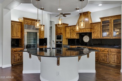 This stunning home sits on a premium lot next to a common area on Encanterra Country Club in Arizona - for sale on GolfHomes.com, golf home, golf lot