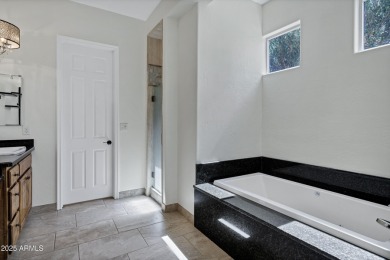 This stunning home sits on a premium lot next to a common area on Encanterra Country Club in Arizona - for sale on GolfHomes.com, golf home, golf lot