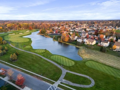 Sunsets on the Scioto Reserve golf course and the pond makes for on Scioto Reserve Golf and Athletic Club in Ohio - for sale on GolfHomes.com, golf home, golf lot