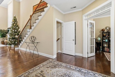 Welcome to an exceptional home in The Legacy at Jordan Lake, one on The Preserve At Jordan Lake Golf Club in North Carolina - for sale on GolfHomes.com, golf home, golf lot