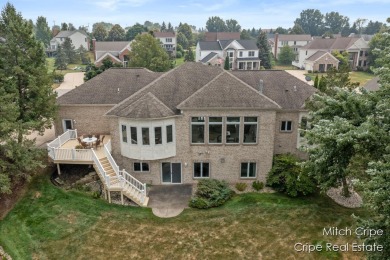 All brick custom built 4500 sqft  5 bedroom, 3.5 bath walk-out on Stone Water Country Club in Michigan - for sale on GolfHomes.com, golf home, golf lot